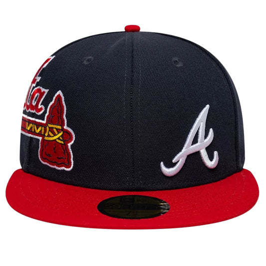 Cappello New Era 59Fifty MLB Multi Logo ATLBRA UNICO