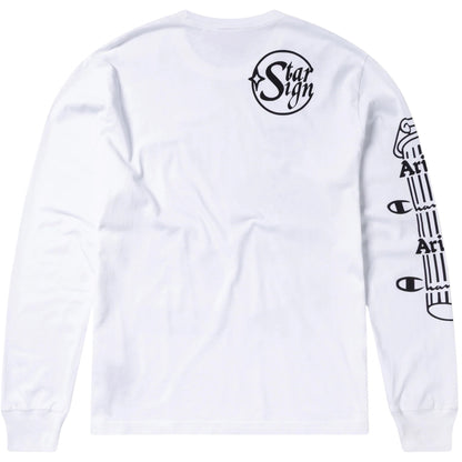 Maglietta Champion LS Tee BIANCO