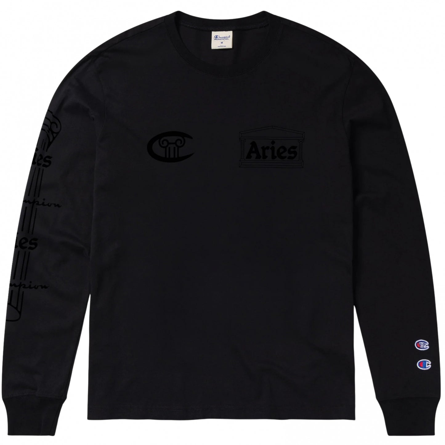 Maglietta Champion LS Tee NERO