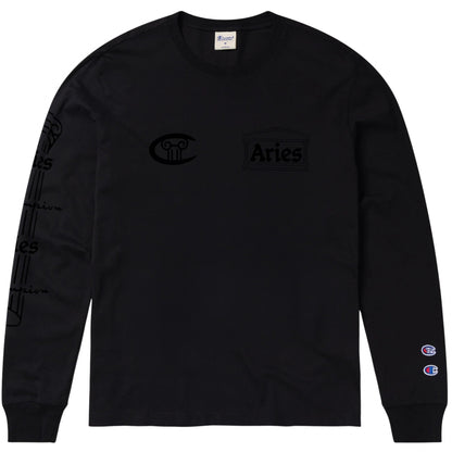 Maglietta Champion LS Tee NERO