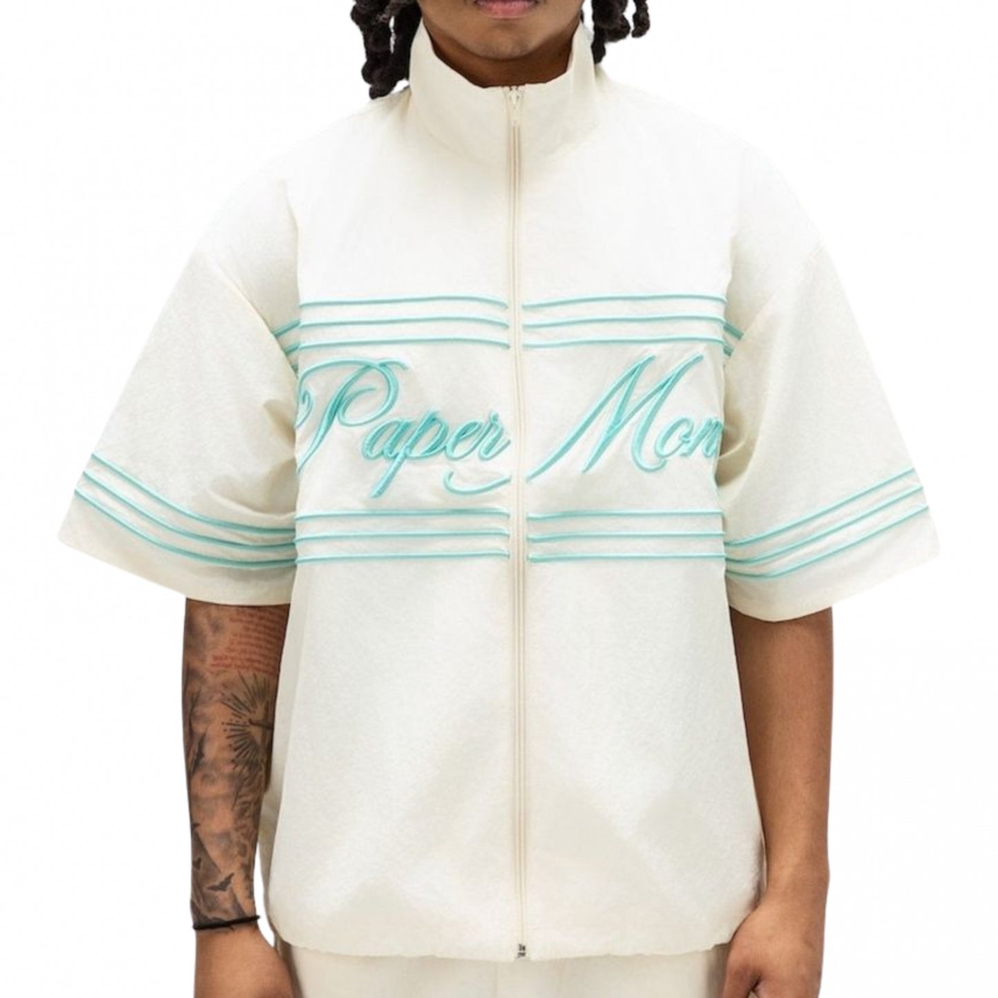 Camicia Paper Money Monaco Zip Top CREMA
