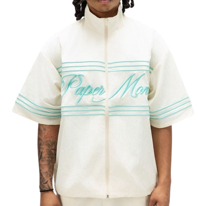 Camicia Paper Money Monaco Zip Top CREMA