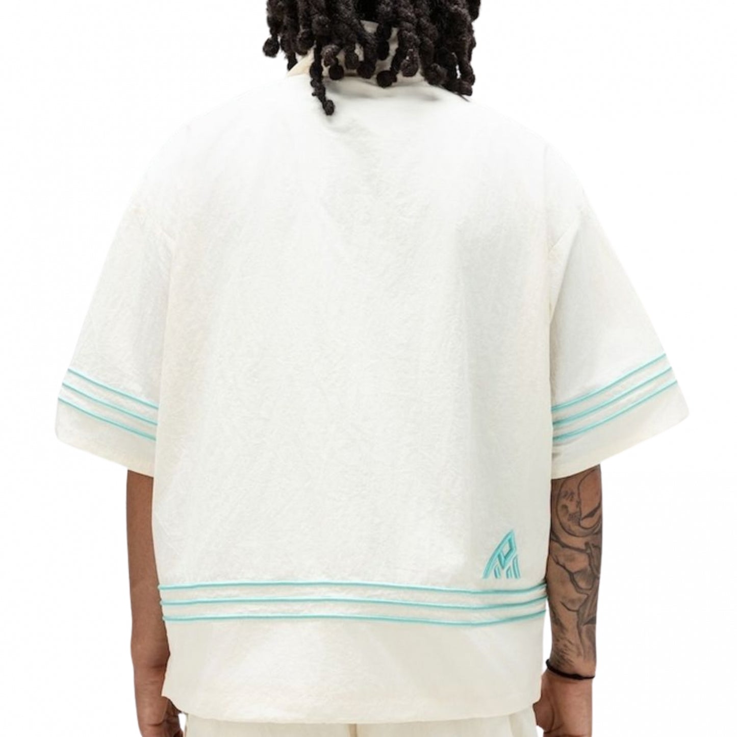Camicia Paper Money Monaco Zip Top CREMA