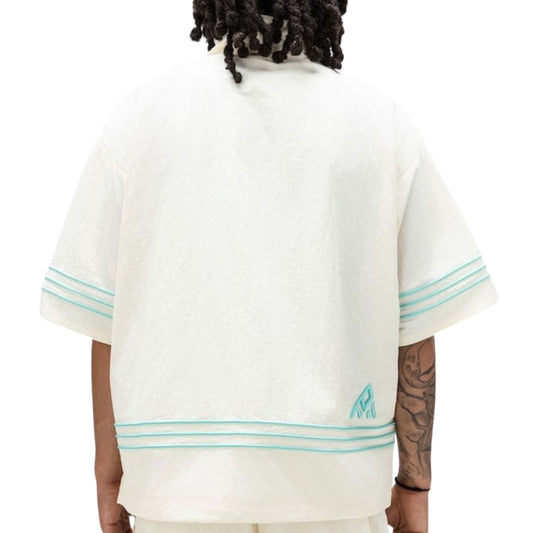 Camicia Paper Money Monaco Zip Top CREMA