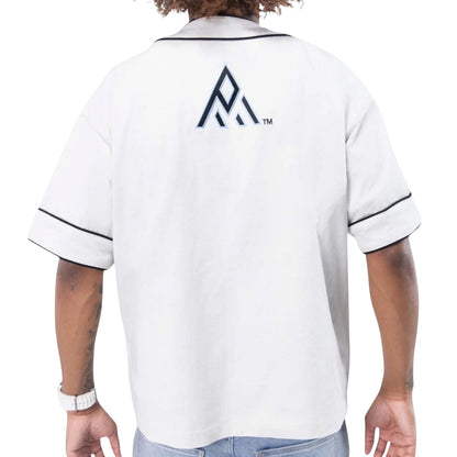 Camicia Paper Money Baseball Uniform BIANCO