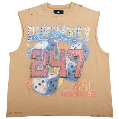 Canotta Paper Money Rolling Dice Graphic Cutoff Te KAKHI
