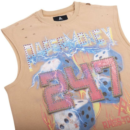 Canotta Paper Money Rolling Dice Graphic Cutoff Te KAKHI