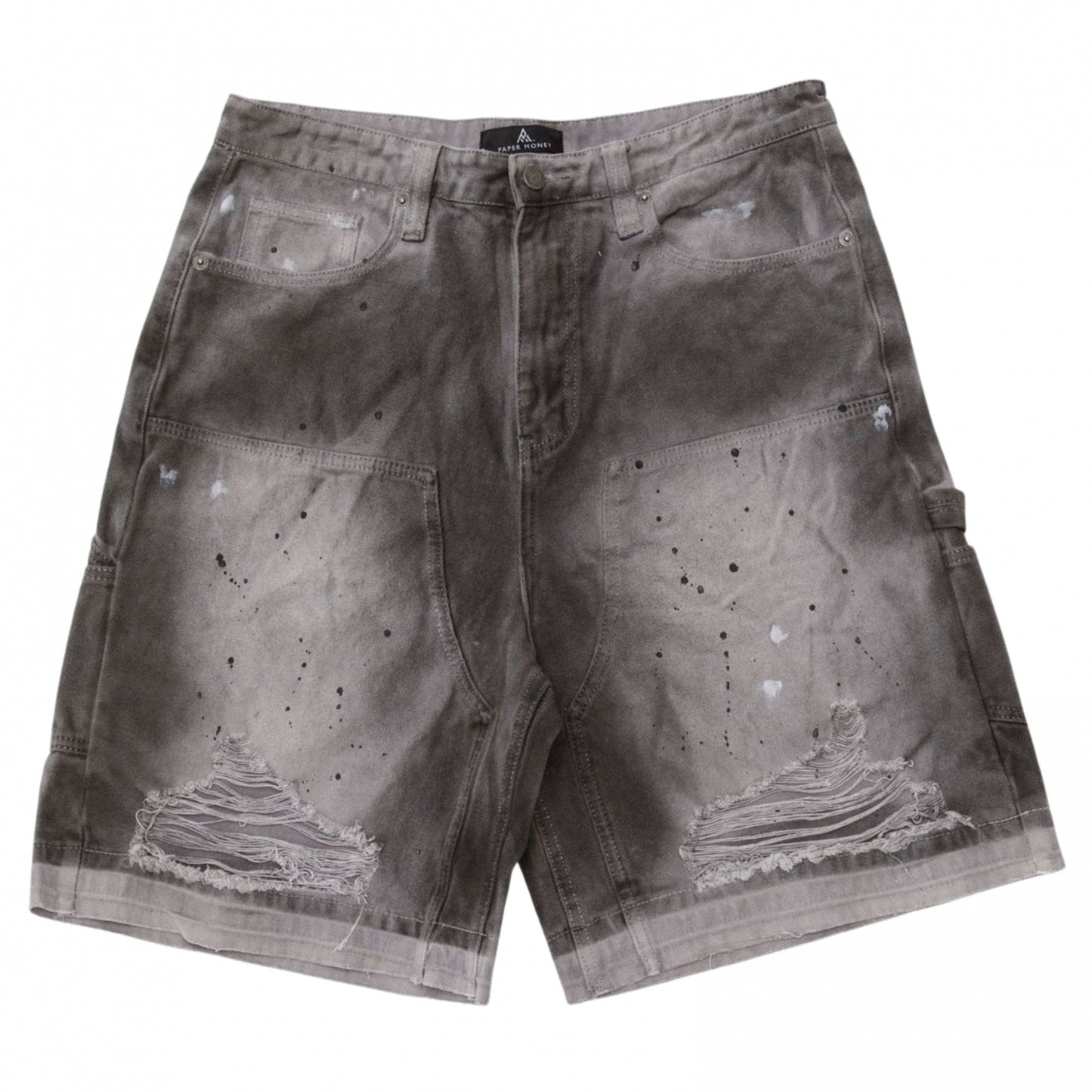 Pantaloncino Paper Money Jean Shorts GRIGIO