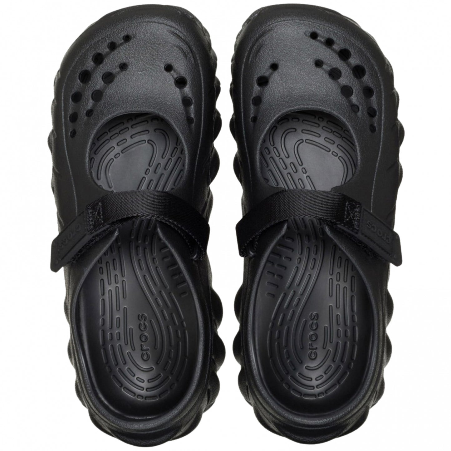 Ciabatta Crocs Echo Mary Jane Clog NERO