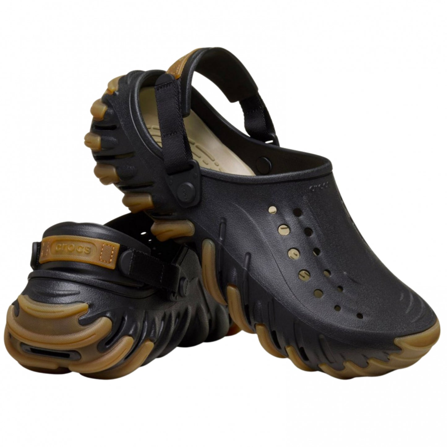Ciabatta Crocs Echo Gum RO Clog NERO