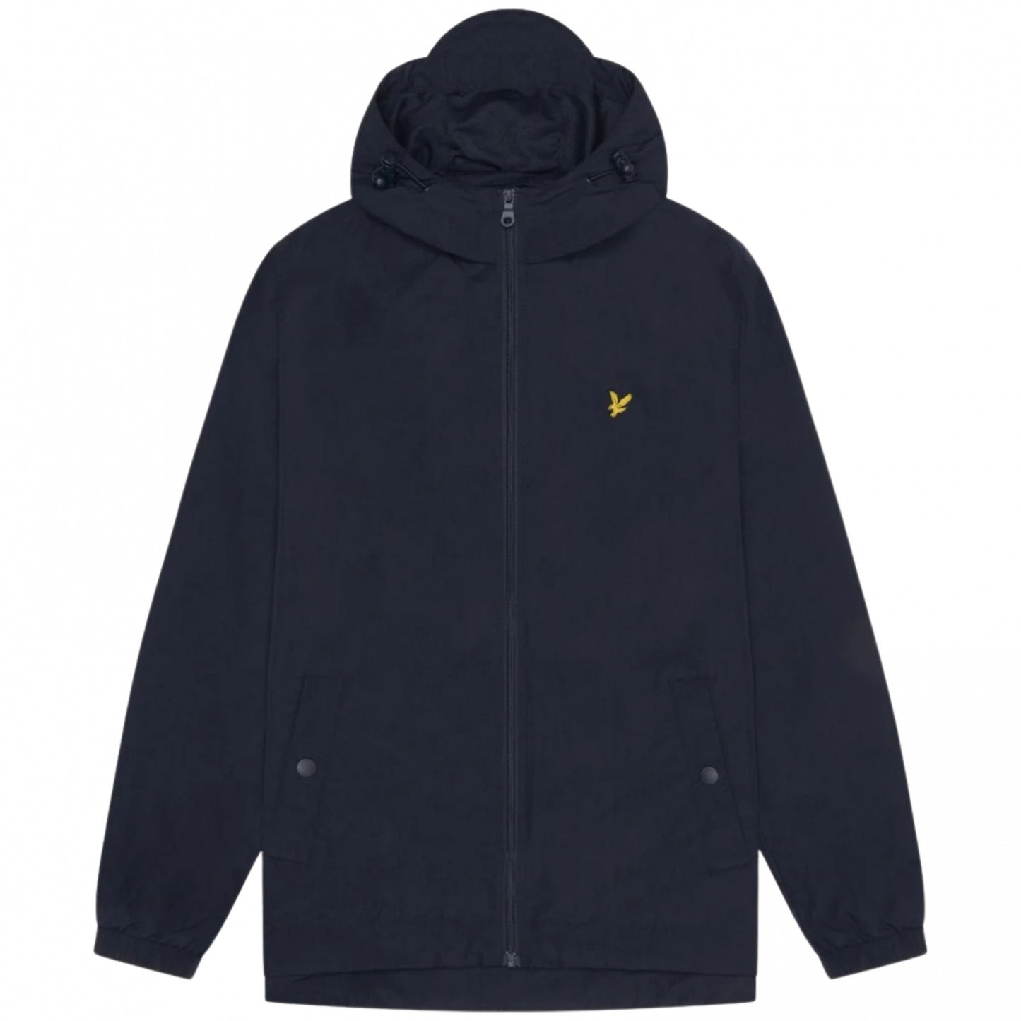 Giubbino Lyle & Scott Zip Through Hooded Jacket BLU NAVY