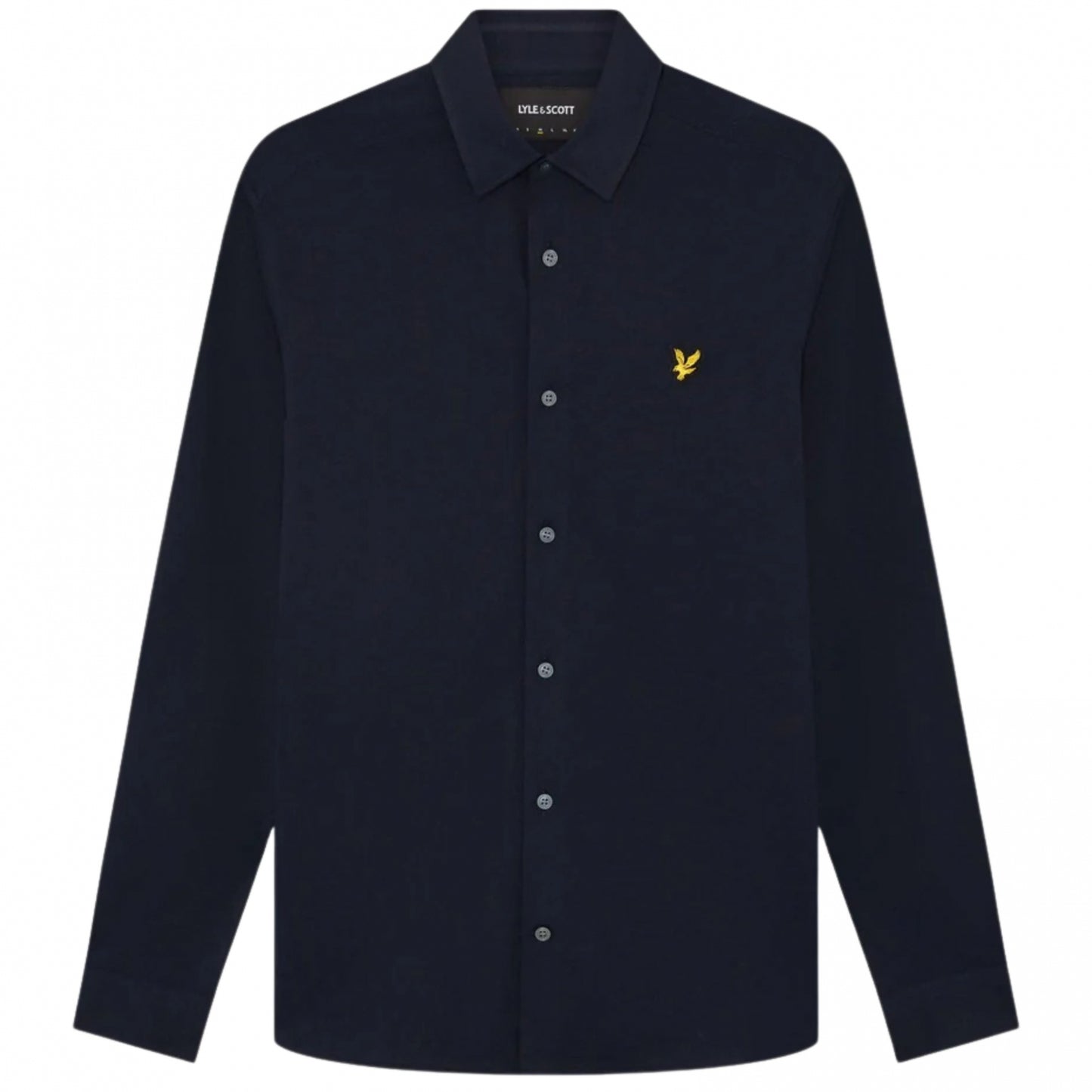 Camicia Lyle & Scott Grid Check Shirt BLU NAVY