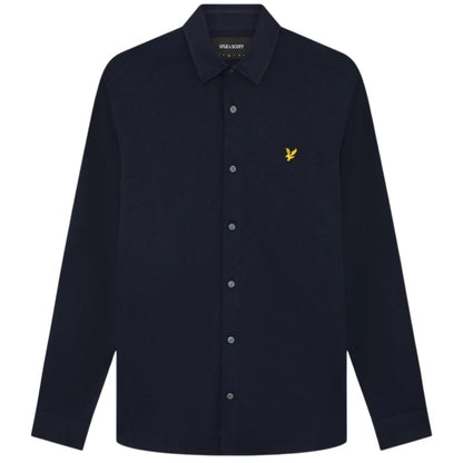 Camicia Lyle & Scott Grid Check Shirt BLU NAVY