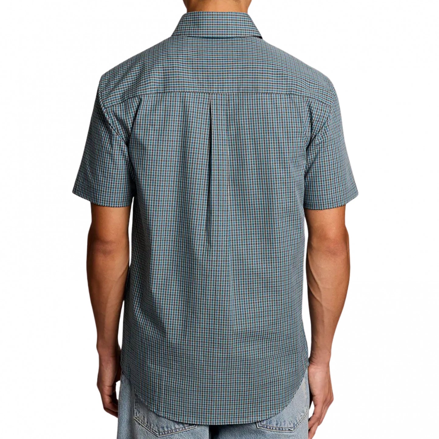 Camicia Lyle & Scott Fie Check SS Shirt DENIM