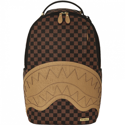 Zaino Sprayground Embossed Check Brown Backpack UNICO