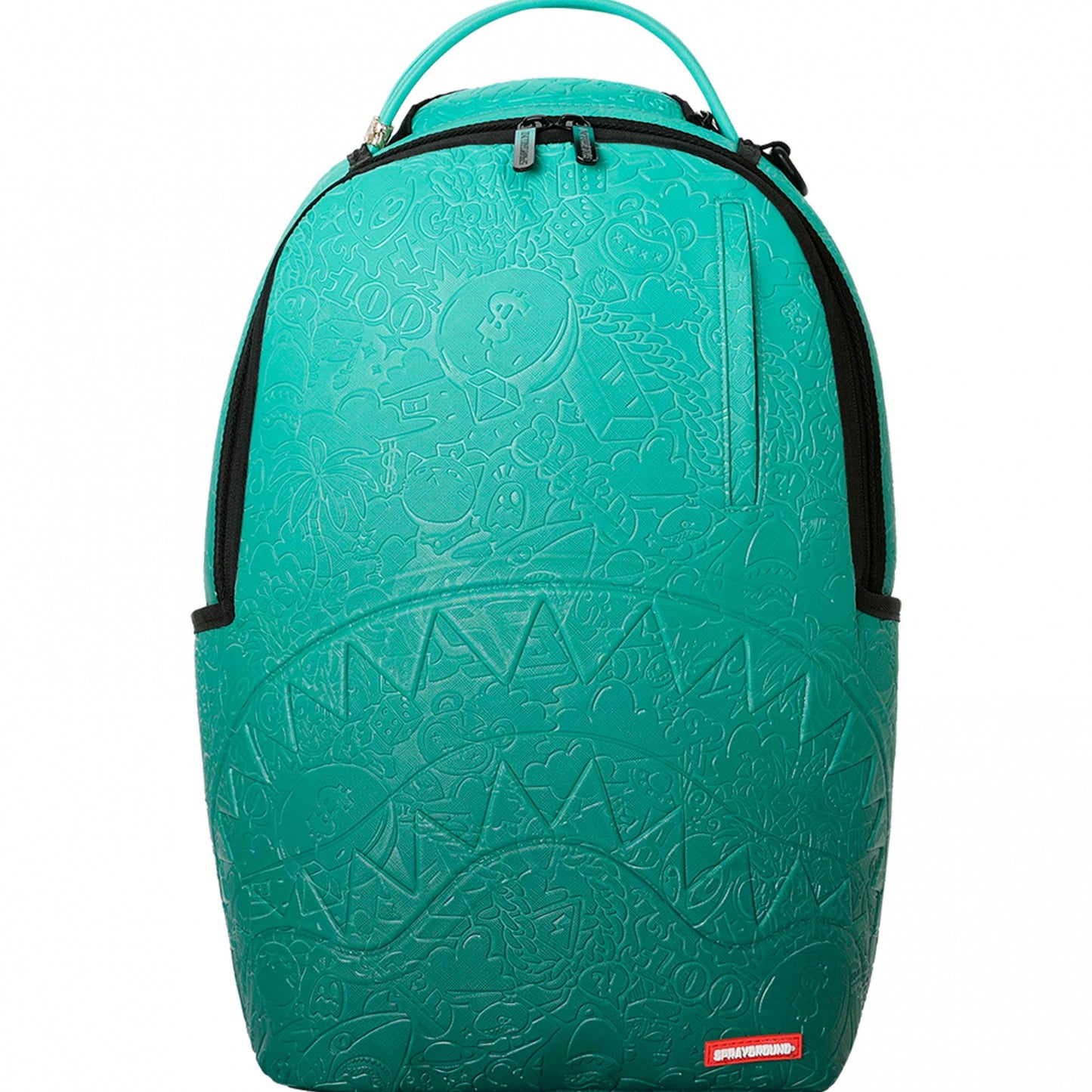 Zaino Sprayground Turquoise Doodle Emboss Backpack UNICO