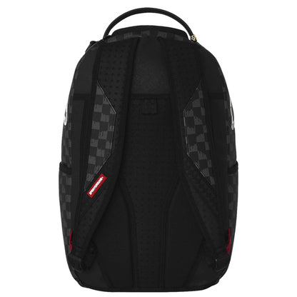 Zaino Sprayground Black and White Drip Check Shark UNICO