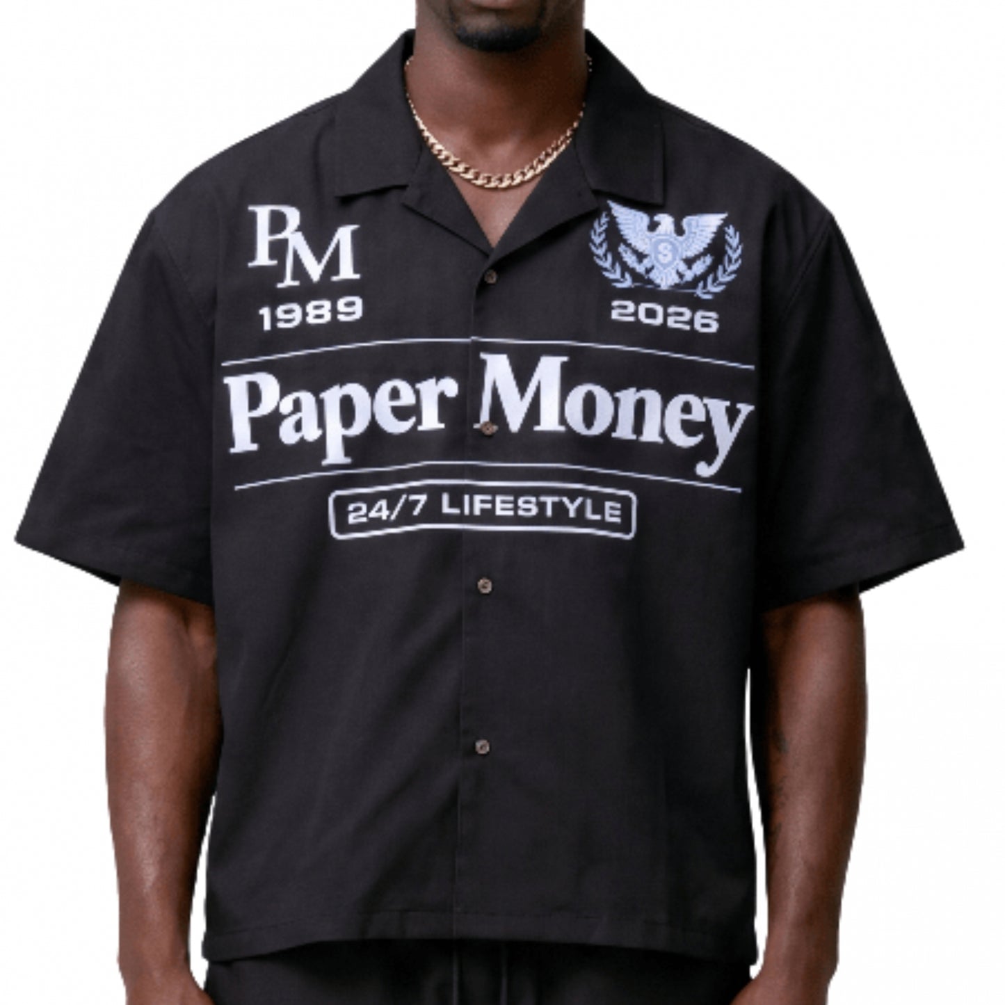 Camicia Paper Money Grand Prix Shirt NERO