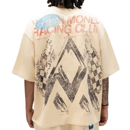 Maglietta Paper Money Racing Club Tee CREMA