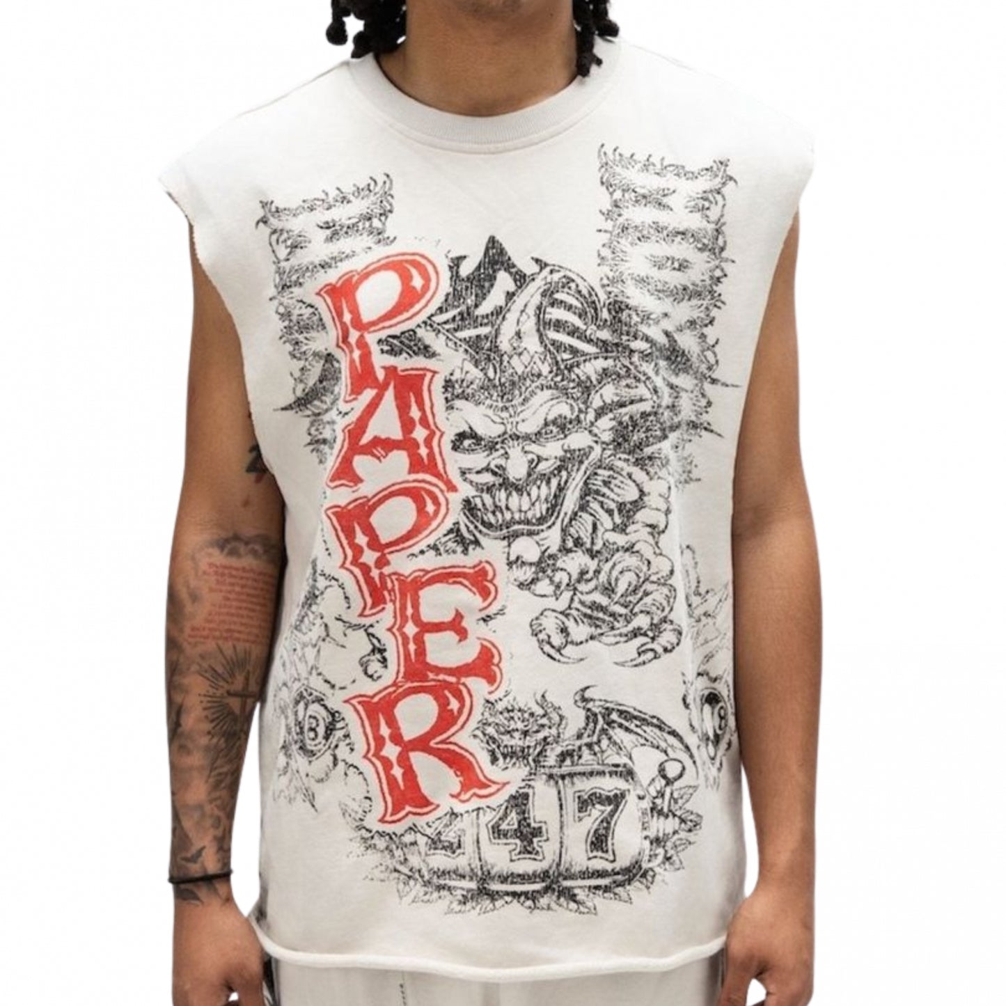 Canotta Paper Money Venom Sleeveless BIANCO