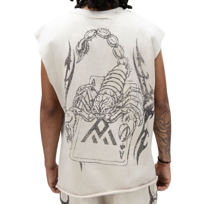 Canotta Paper Money Venom Sleeveless BIANCO