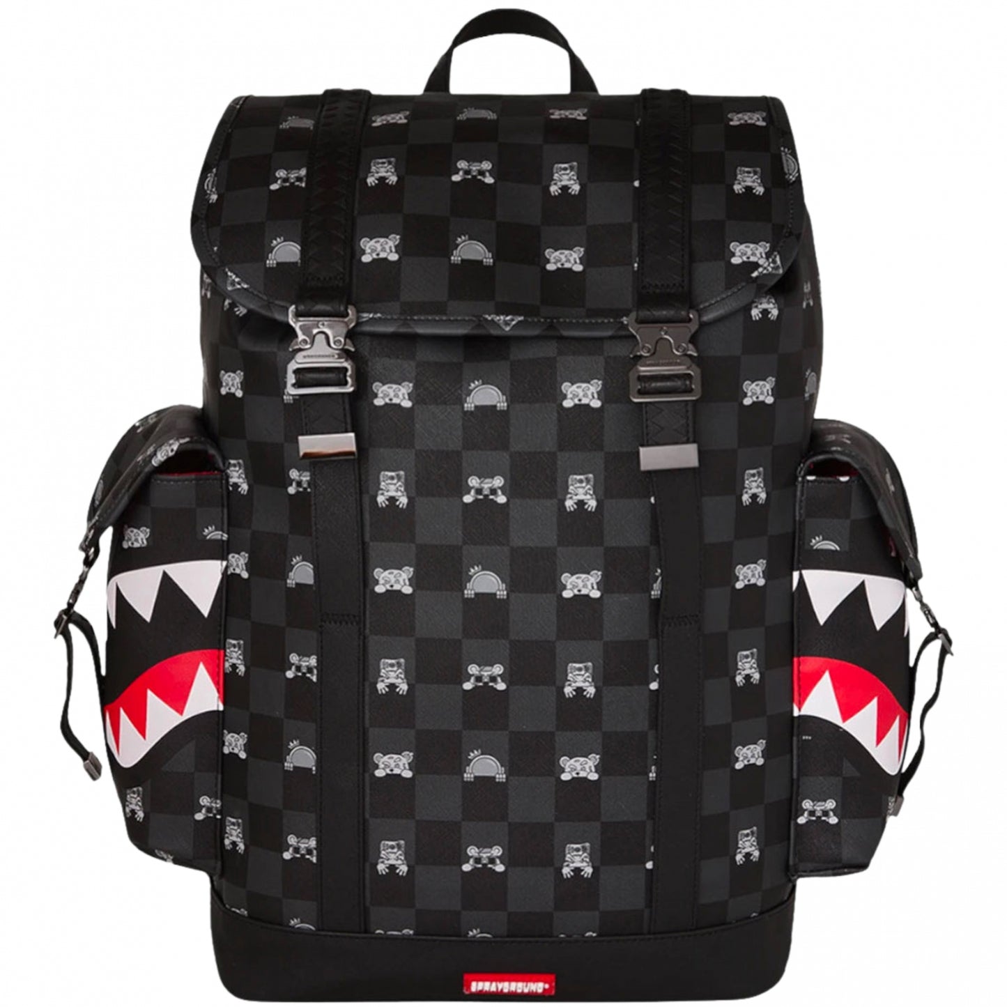 Zaino Sprayground Peeking Character Check Monte Ca UNICO