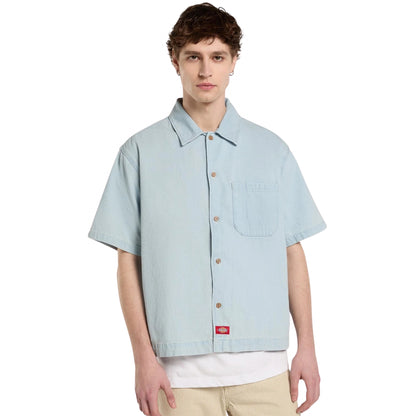 Camicia Dickies Denim SS Shirt DENIM