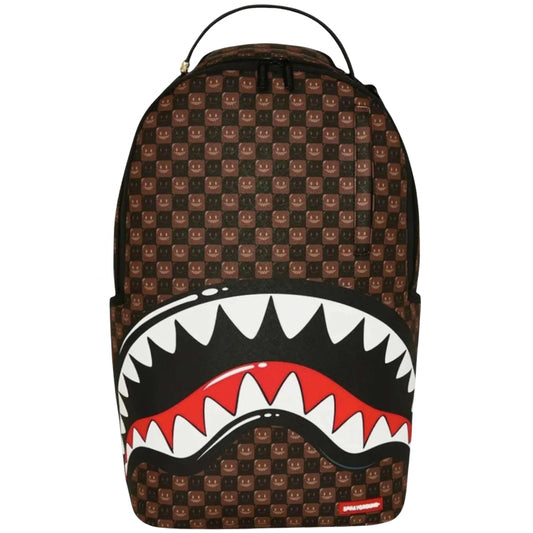 Zaino Sprayground Sharks In Paris Wtf Bubble Brown UNICO