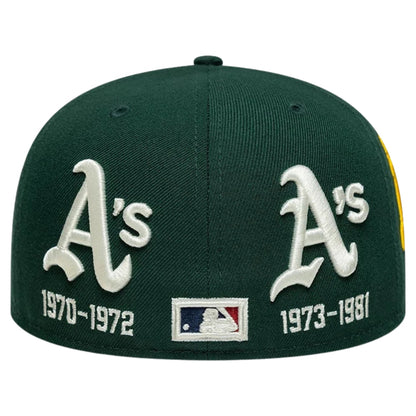 Cappello New Era 59Fifty MLB All Over Patch OAKATH UNICO