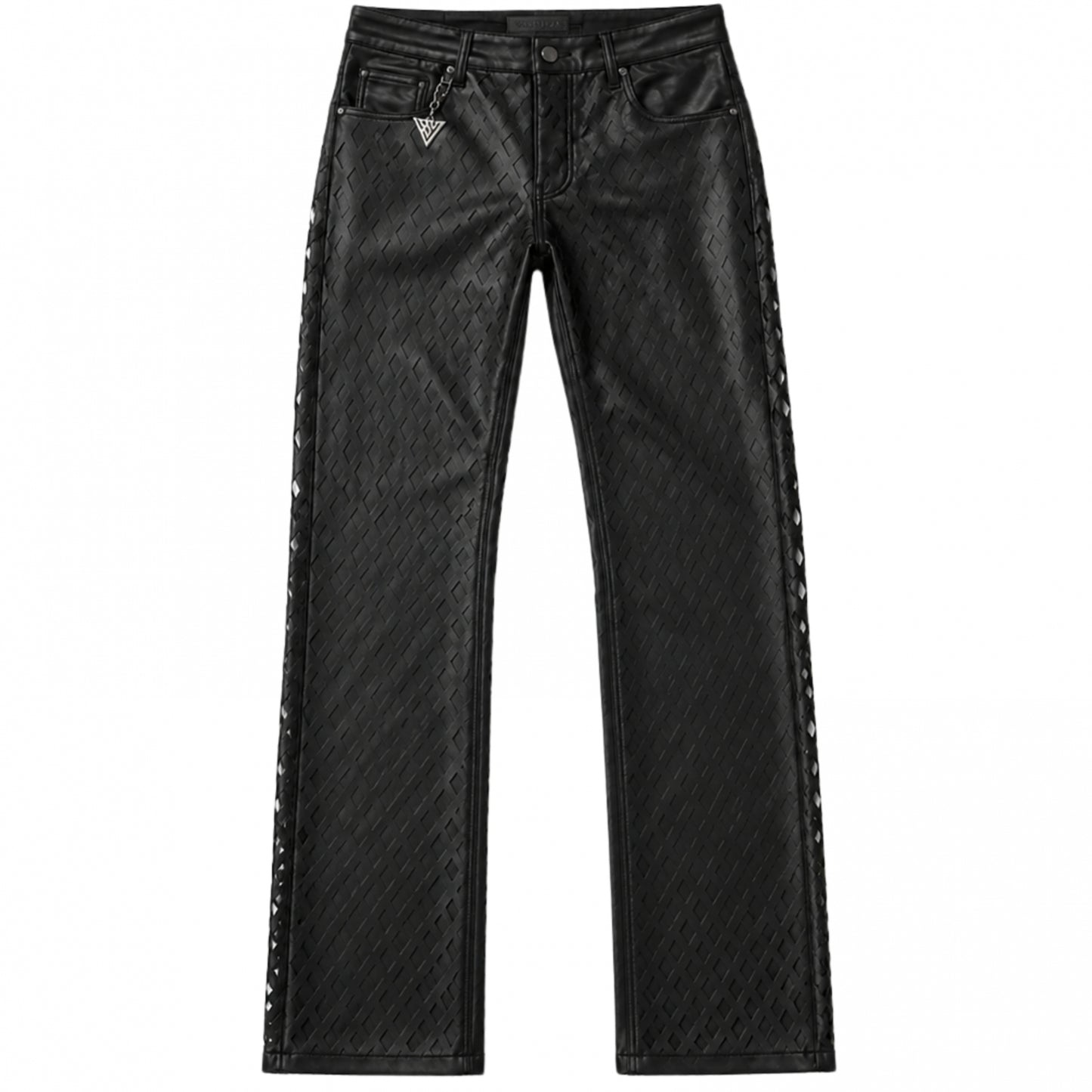 Pantalone Valabasas Mesh Leather Pant NERO