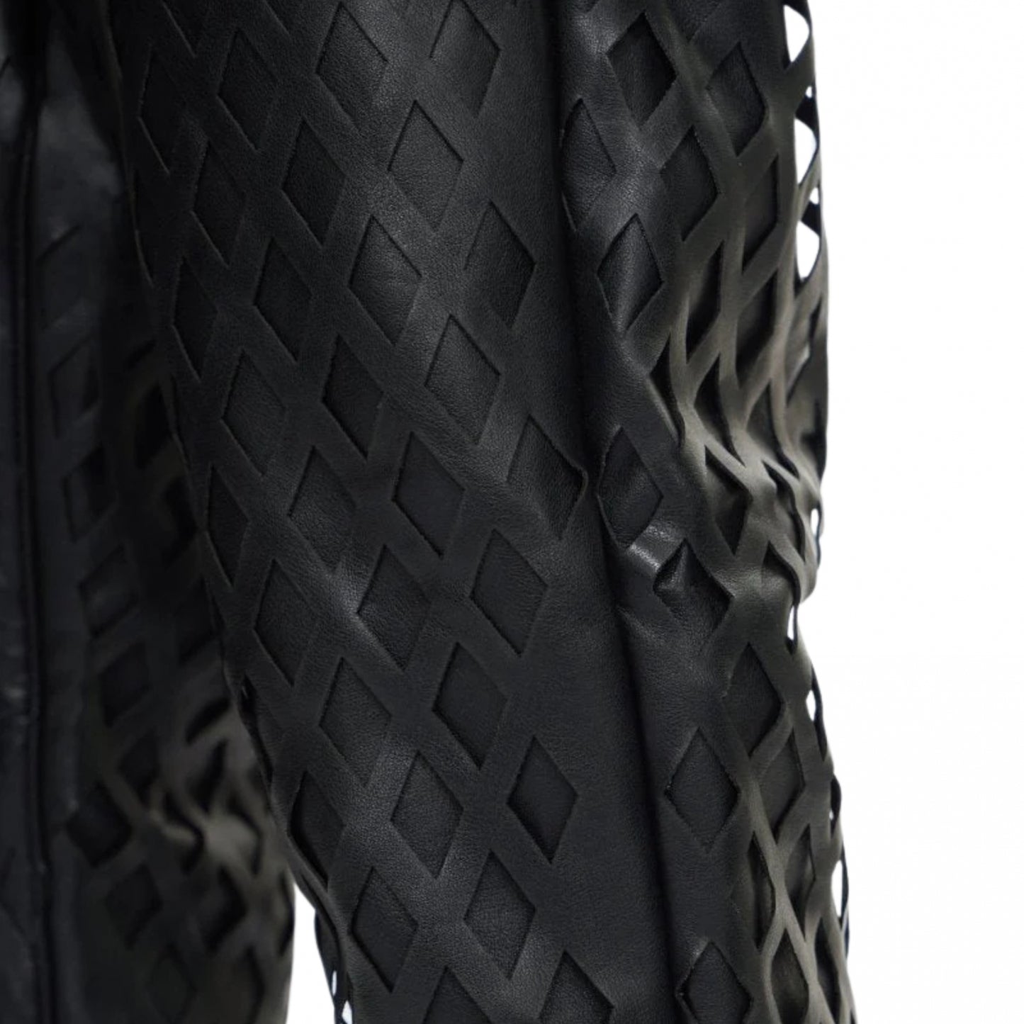 Pantalone Valabasas Mesh Leather Pant NERO