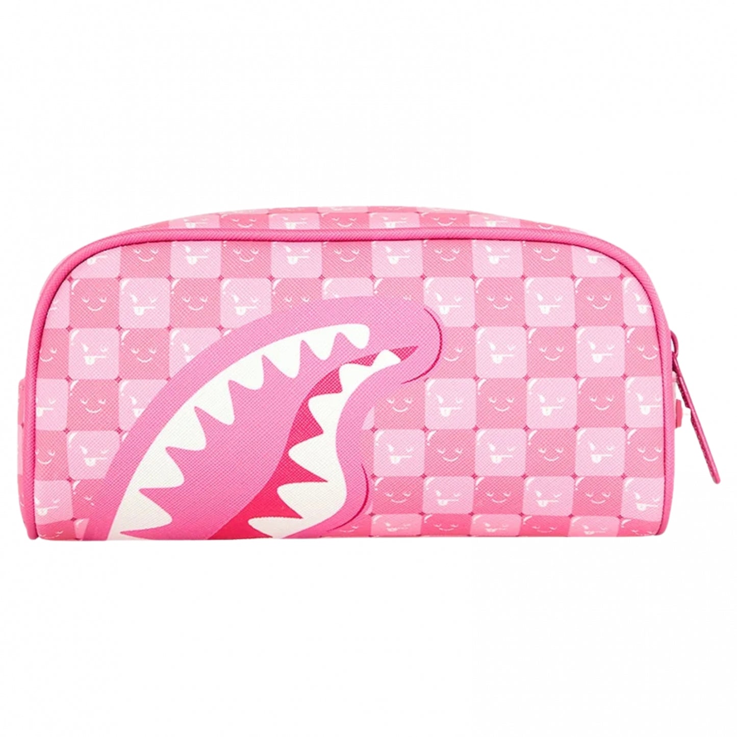 Astuccio Sprayground Pink New Check Face Pouch UNICO