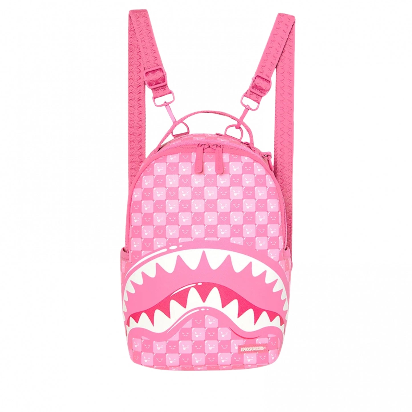 Zainetto Sprayground Pink New Check Faces Mini Bac UNICO