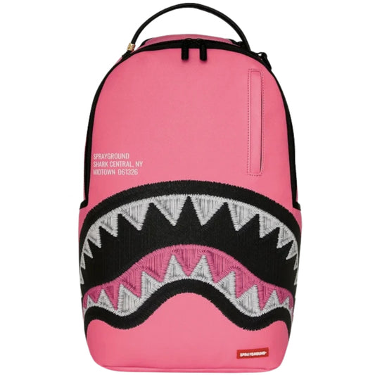 Zaino Sprayground Shark Central Pink Embossed Back UNICO