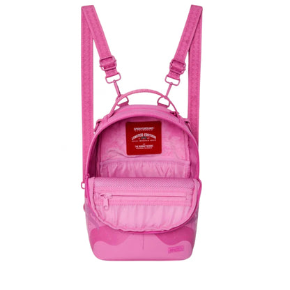Zainetto Sprayground Pink Ghost Drip Mini Backpack UNICO