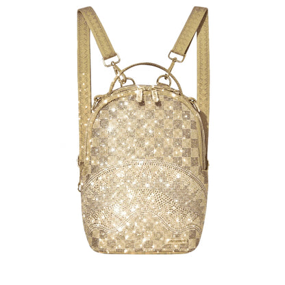 Zainetto Sprayground 2 Tone Gold Trinity Mini Back UNICO