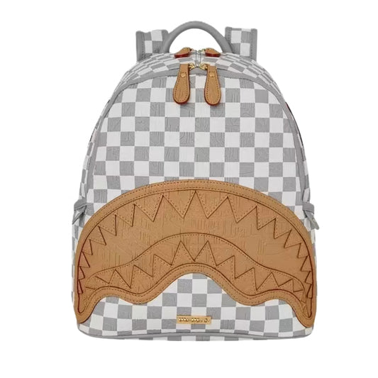 Zainetto Sprayground Embossed Cream Check Savage   UNICO