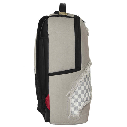 Zaino Sprayground Cream Denim Tear Shark Backpack UNICO