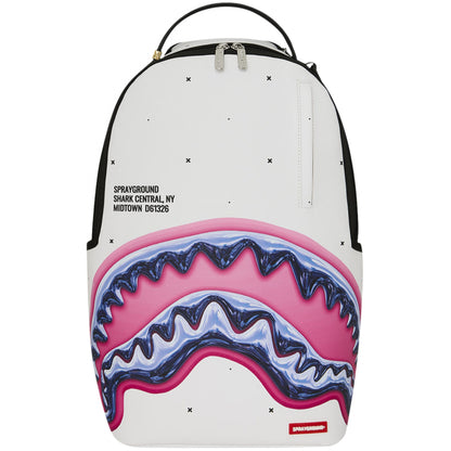 Zaino Sprayground Shark Central Liquid Chrome UNICO