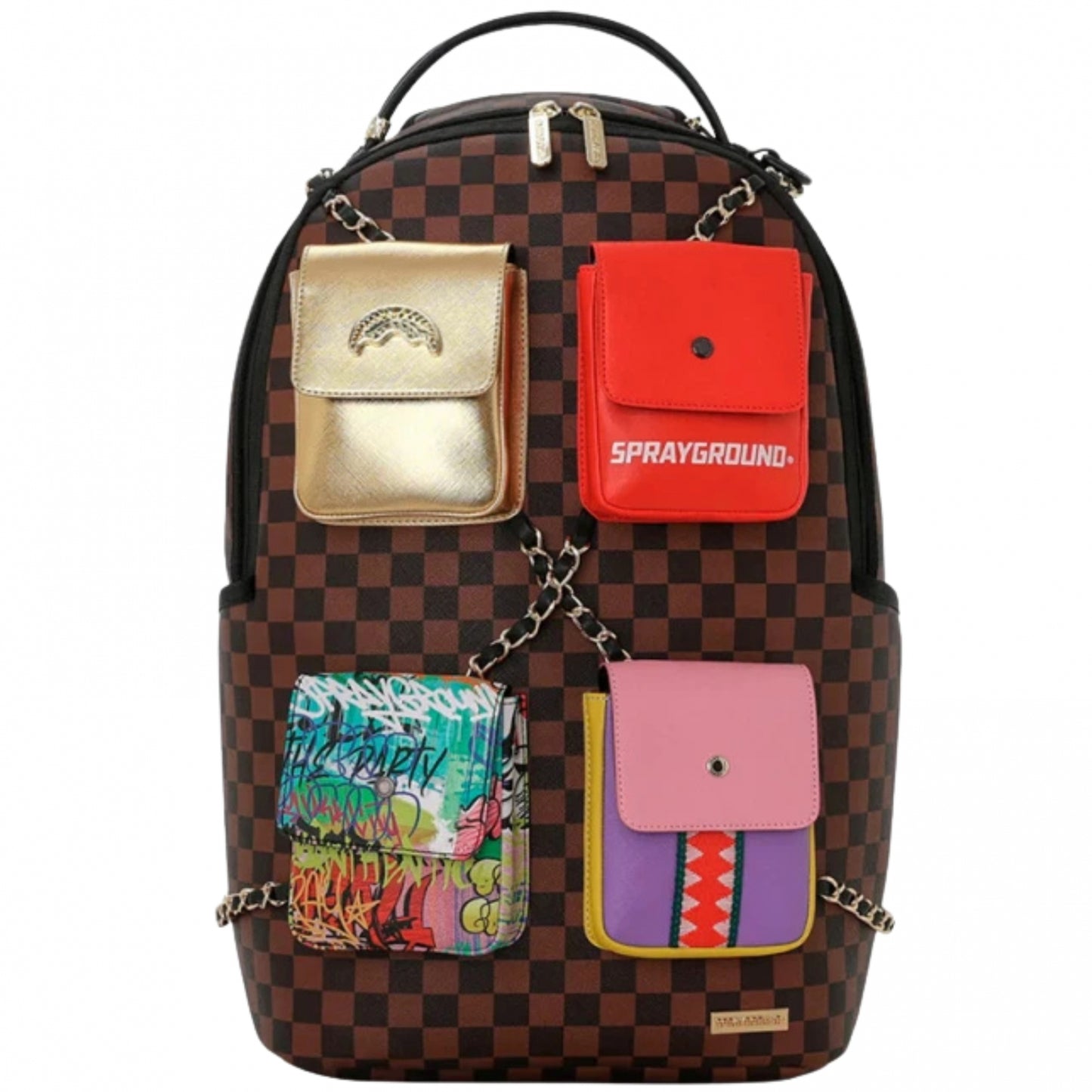 Zaino Sprayground Hanging Pockets Mix Up Backpack UNICO