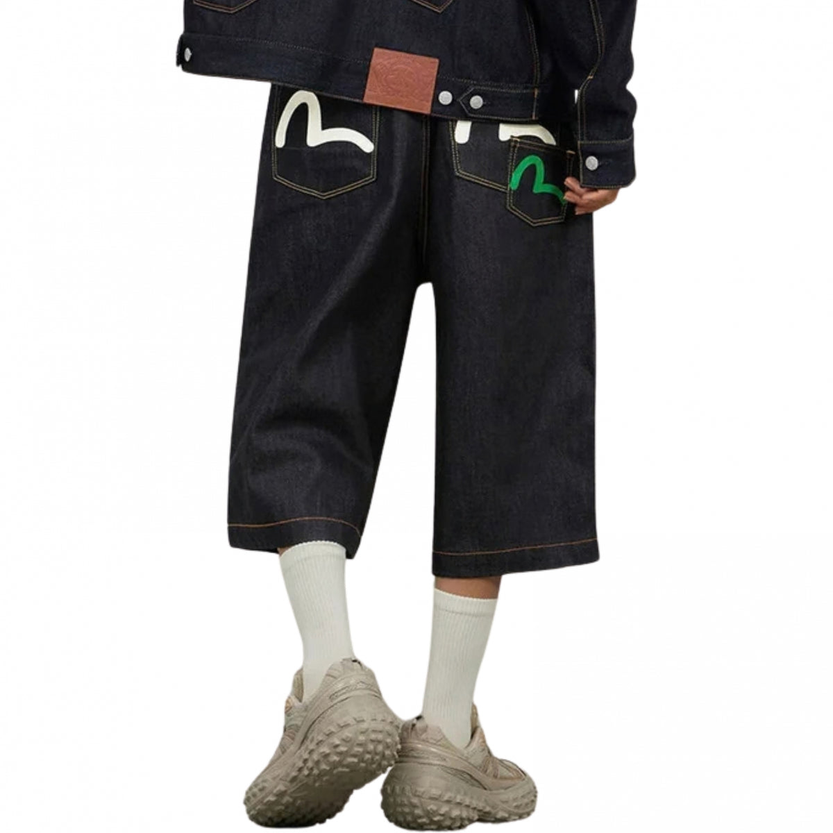 Pantaloncino Evisu Multi-Pocket Denim Short UNICO