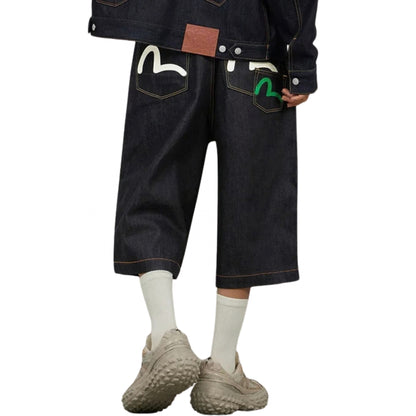 Pantaloncino Evisu Multi-Pocket Denim Short UNICO