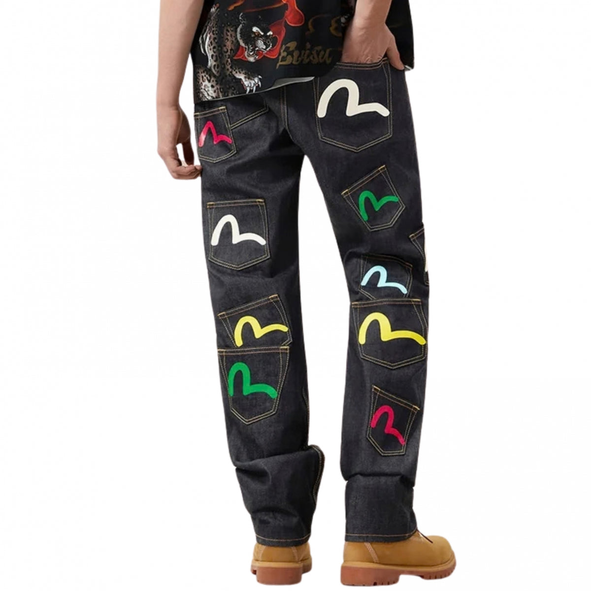 Jeans Evisu Multi Pocket Denim Jeans UNICO