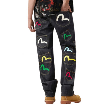Jeans Evisu Multi Pocket Denim Jeans UNICO