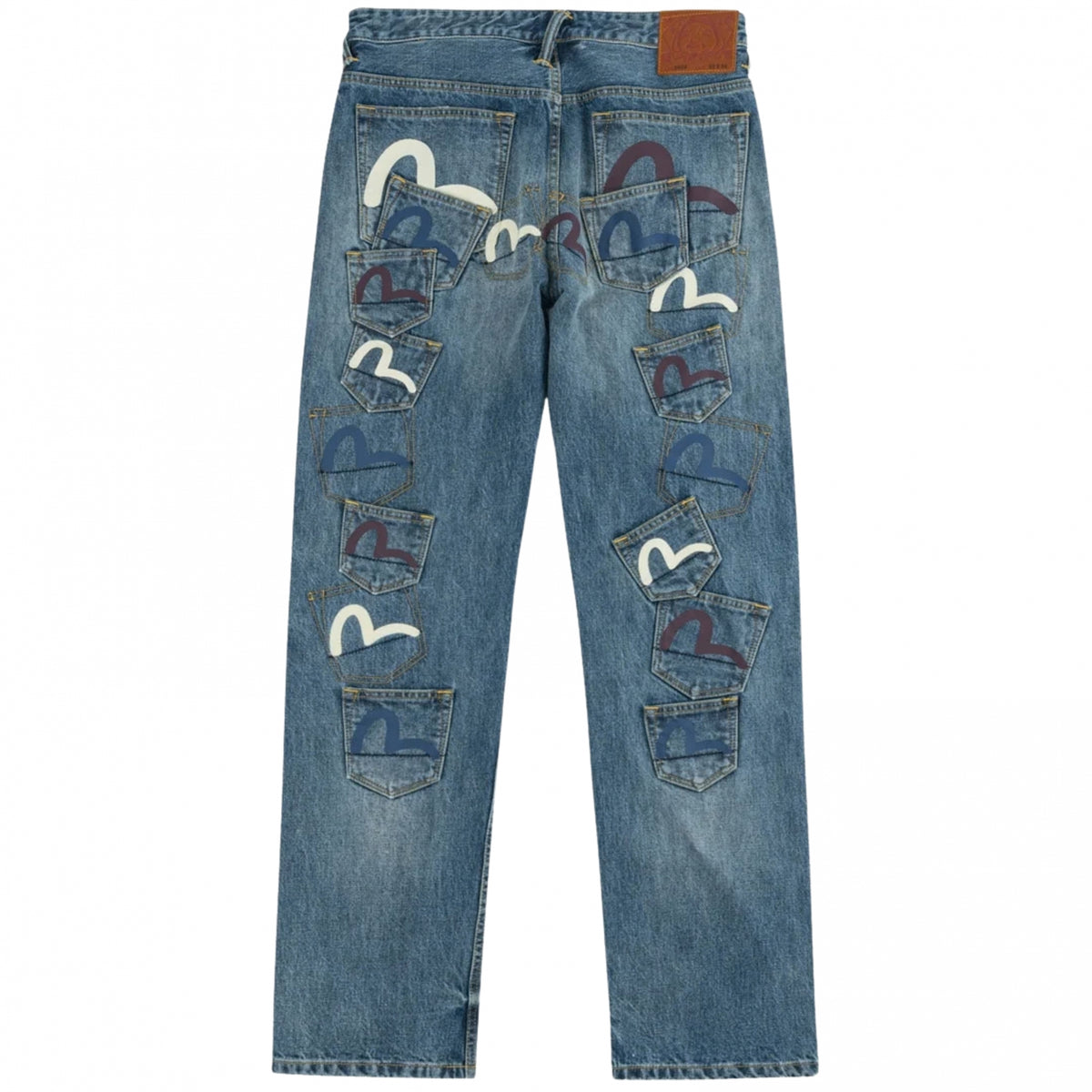 Jeans Evisu Multi-Pocket Patched Daicock Jeans UNICO