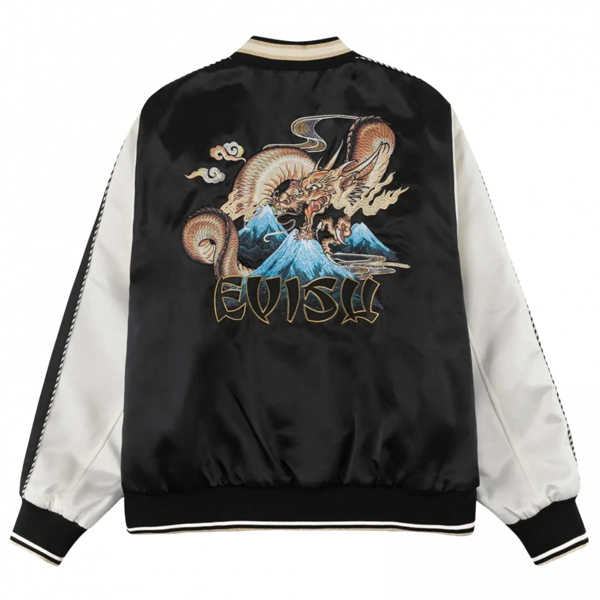 Giacca Evisu Whale Emb. Souvenior Jacket NERO