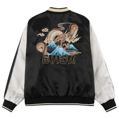 Giacca Evisu Whale Emb. Souvenior Jacket NERO