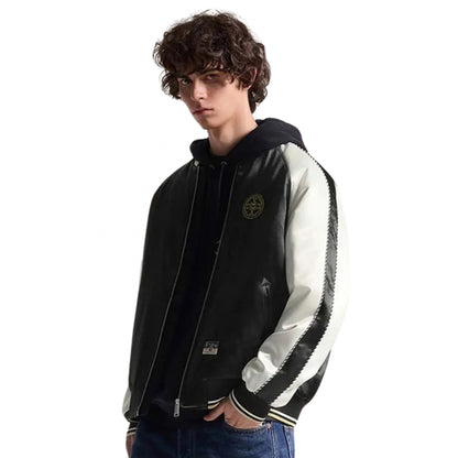 Giacca Evisu Whale Emb. Souvenior Jacket NERO
