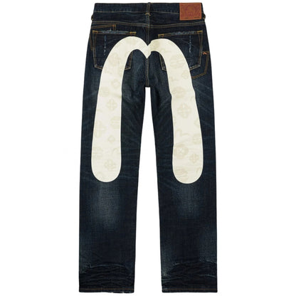 Jeans Evisu Daicock Printed Selvedge Jeans UNICO