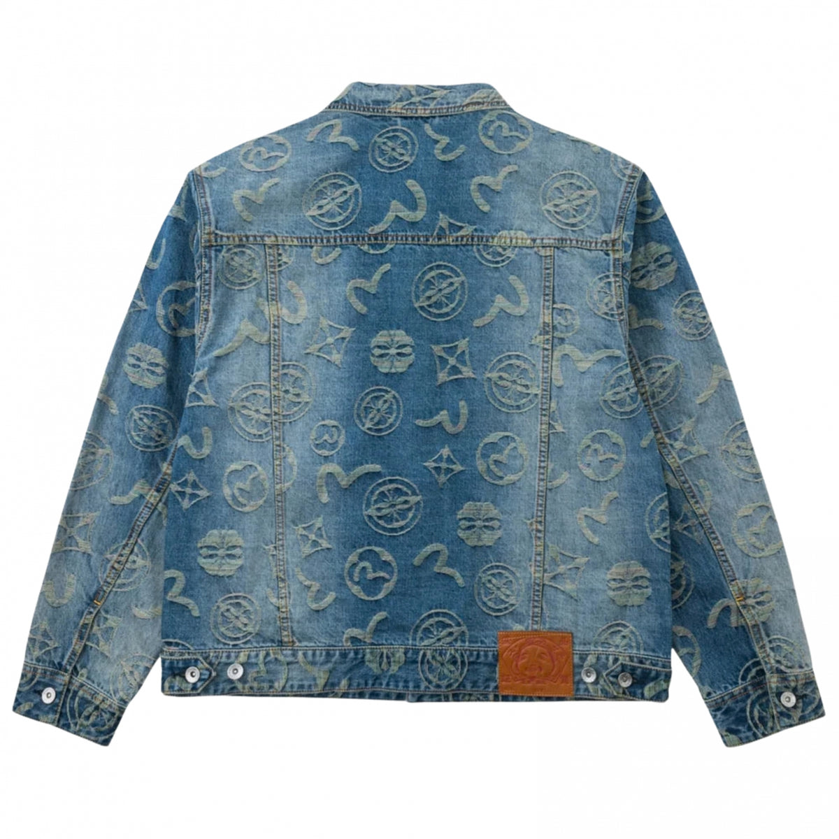 Giacca Evisu Monogram Rainbow AO Jacquard Denim Ja UNICO